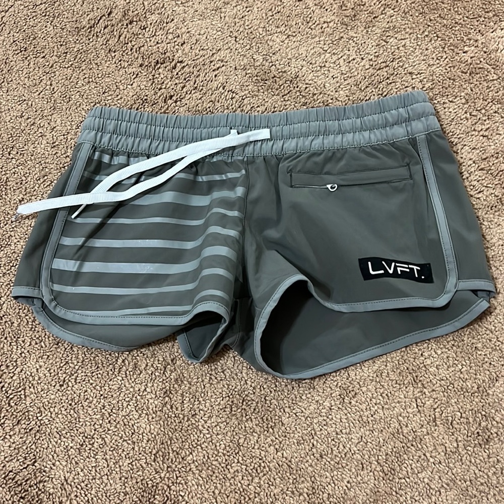 LVFT Gray Athletic Shorts Size M